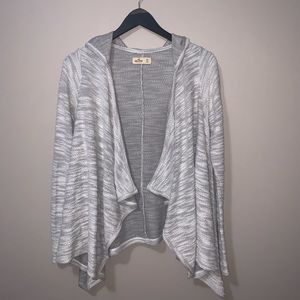 Hollister Hooded Drape Front Cardigan